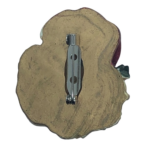 Resin Santa Clause Christmas Broach Pin - Picture 2 of 4